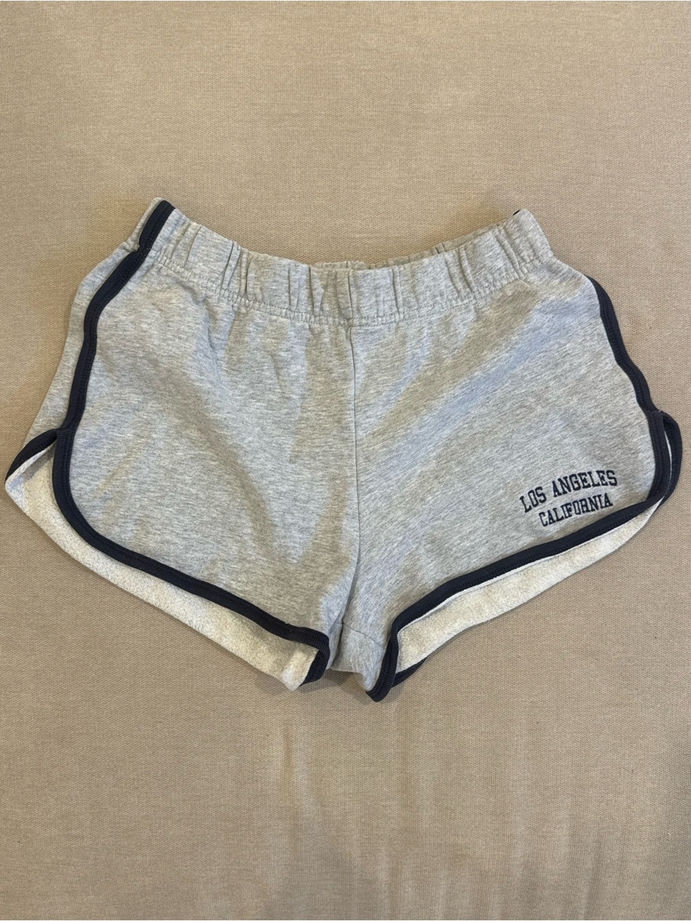 Brandy Melville Girls Grey Los Angeles Women’s Athletic Lounge Shorts